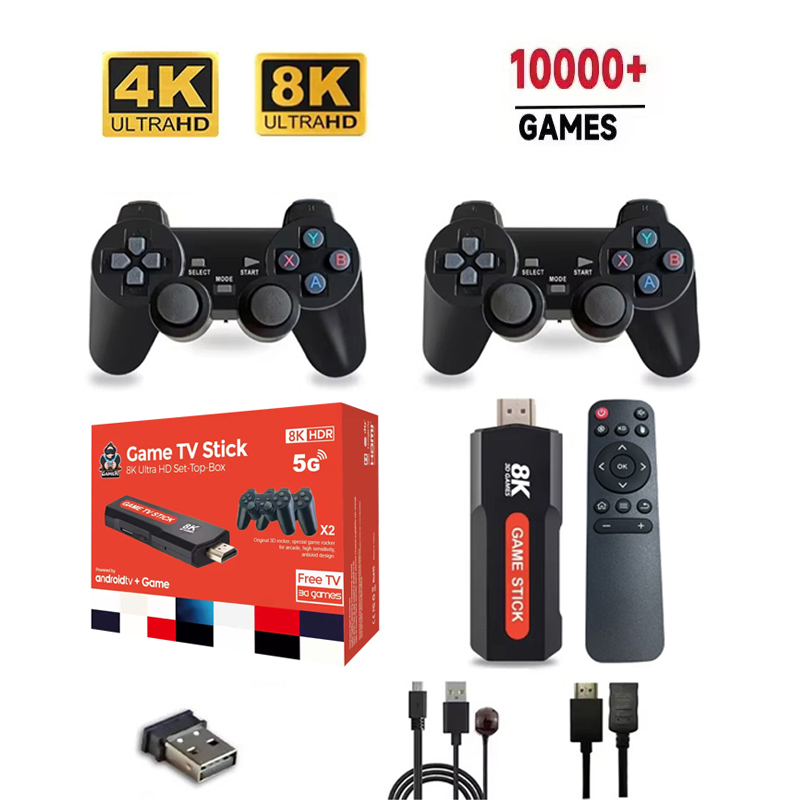Gaming Console Android - X2 Game Stick HD 4K 8K