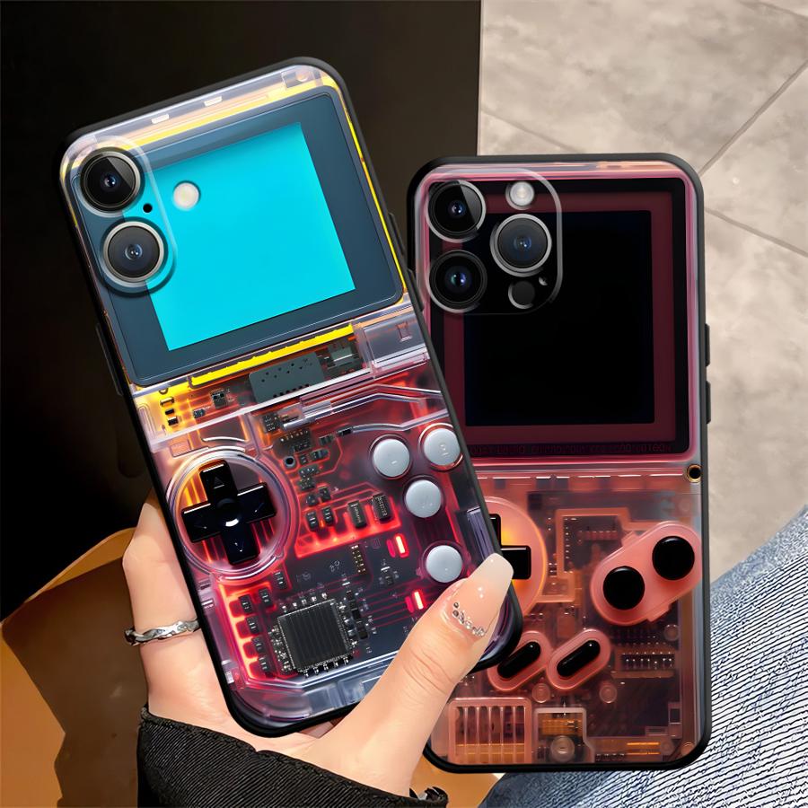 Gaming Console Logo - Black Soft Phone Cover Case for