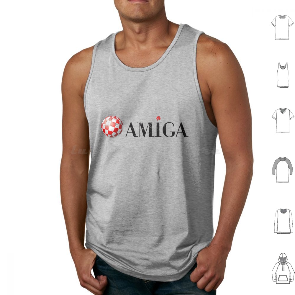 Amiga Tank Tops Print Cotton A - Gaming Console Logo review and price