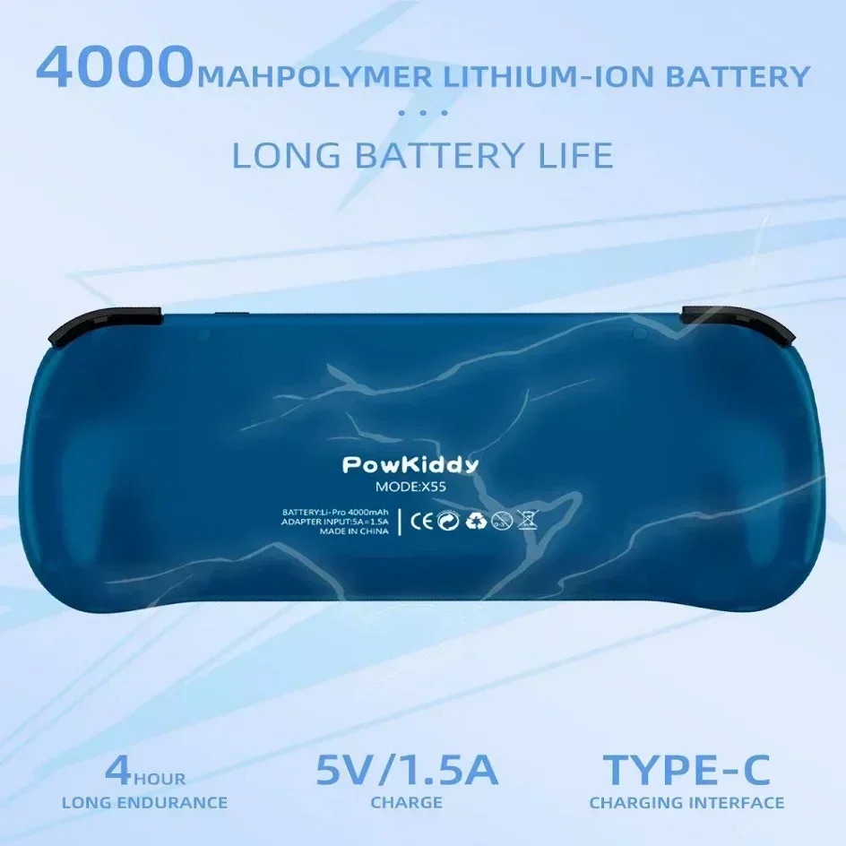 POWKIDDY X55 Handheld Game Con - Gaming Console Android review and price