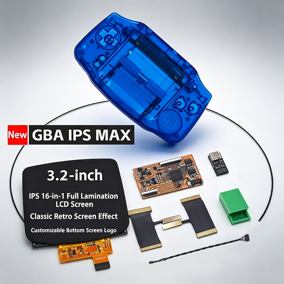 New 3.2-Inch IPS MAX Laminated - Gaming Console Logo review and price