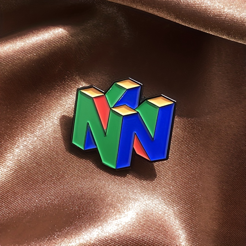 N64 Logo Gaming Enamel Pin – R - Gaming Console Logo review and price