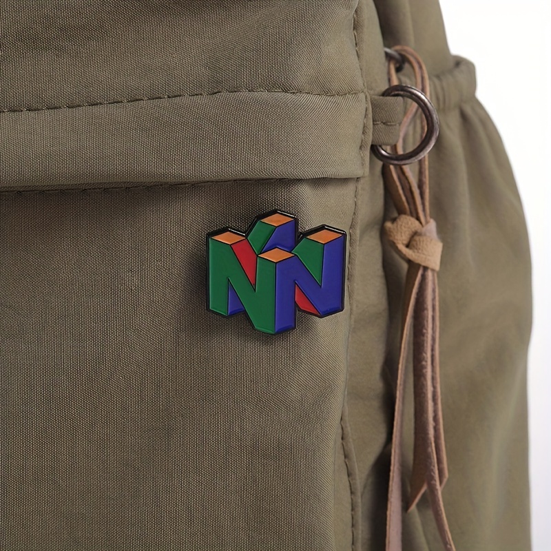 N64 Logo Gaming Enamel Pin – R - Gaming Console Logo review and price