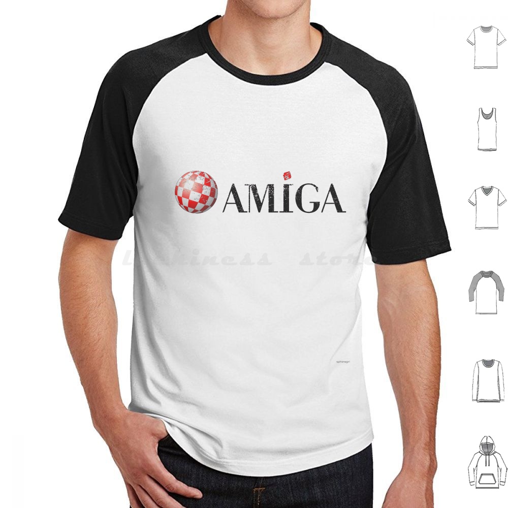Amiga T Shirt Big Size 100% Co - Gaming Console Logo review and price