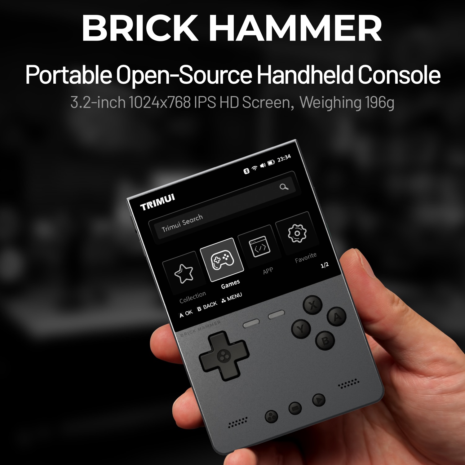 TRIMUI BRICK HAMMER Retro Hand - Gaming Console For Phone review and price