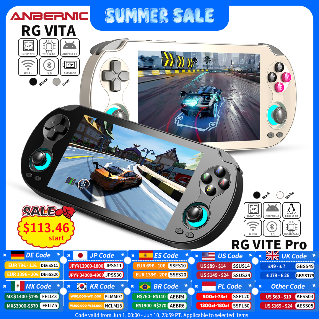 ANBERNIC RG VITA / RG VITA Pro - Gaming Console Deals review and price